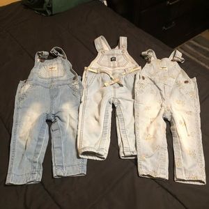 Baby girl Jean Overall Bundle of 3